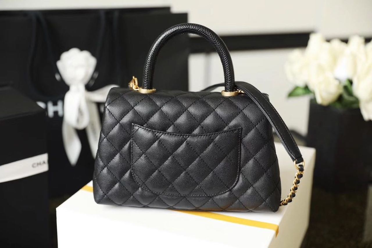 CHLMeGLAMIum GlamIap Bag With Top Handle Black For Women, WomenÃ¢â‚¬â„¢s Handbags, Shoulder And Crossbody Bags 9in/23cm A92990