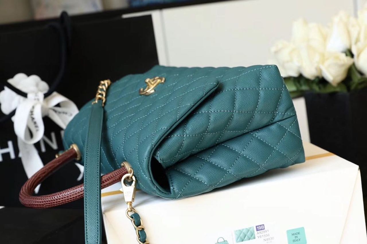 CHLLarge GlamIap Bag With Top Handle Teal For Women, WomenÃ¢â‚¬â„¢s Handbags, Shoulder And Crossbody Bags 11in/28cm A92991