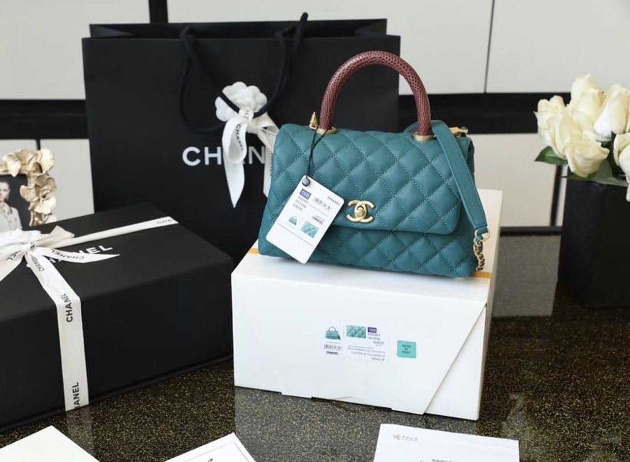CHLMeGLAMIum GlamIap Bag With Top Handle Teal For Women, WomenÃ¢â‚¬â„¢s Handbags, Shoulder And Crossbody Bags 9in/23cm A92990