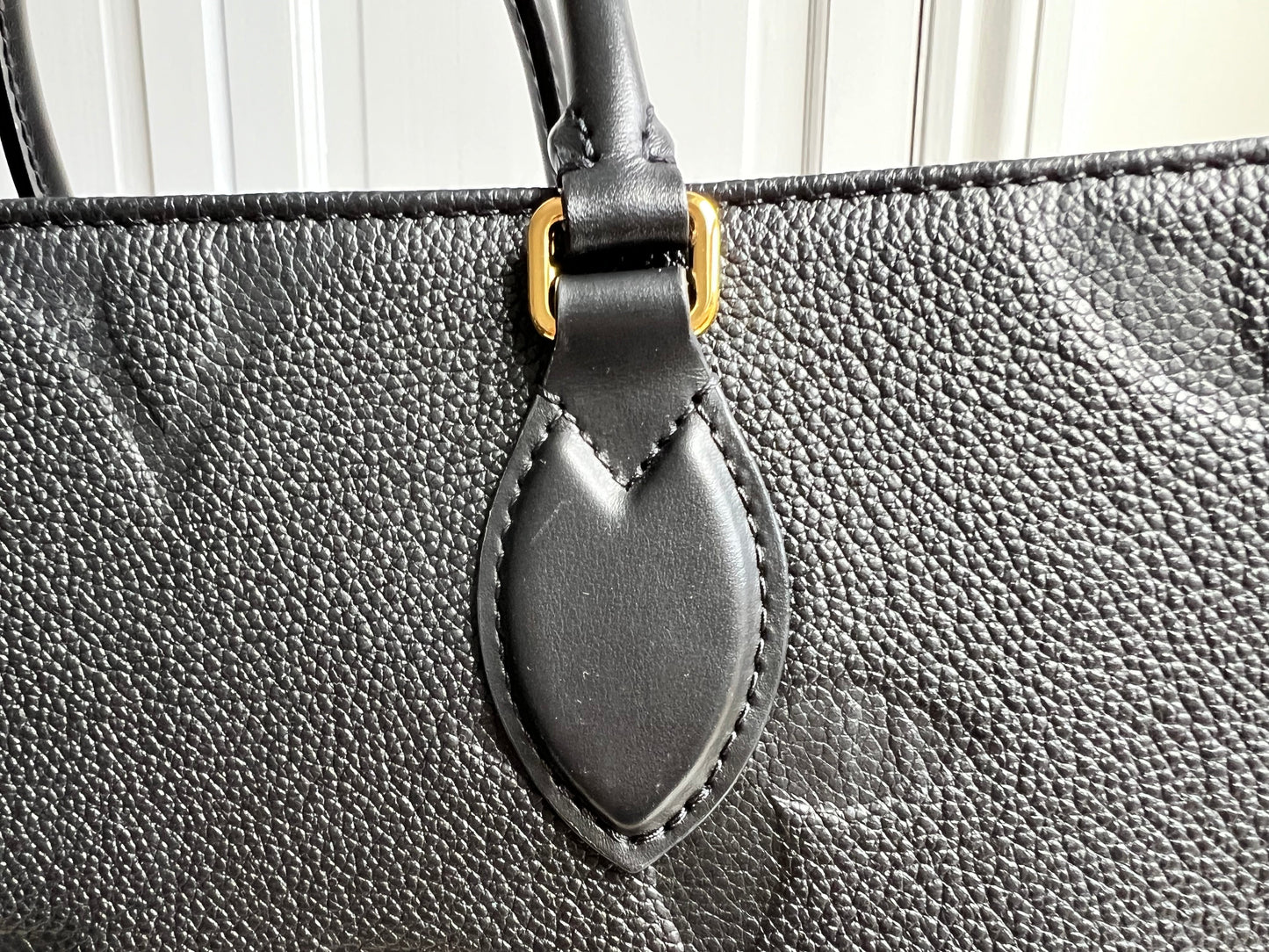 Louis Vuitton On the Go MM Black Empreinte (RRP £2,450)