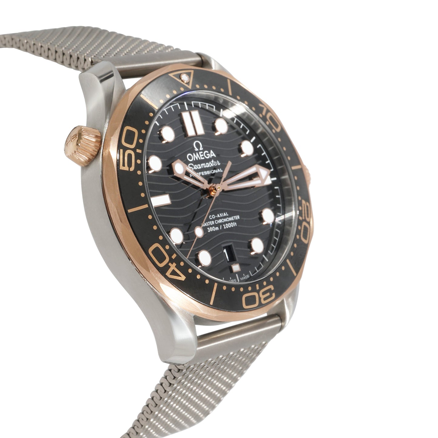 OMEGA Seamaster Diver 300M 210.22.42.20.01.002 Men's Watch in 18kt Stainless Ste