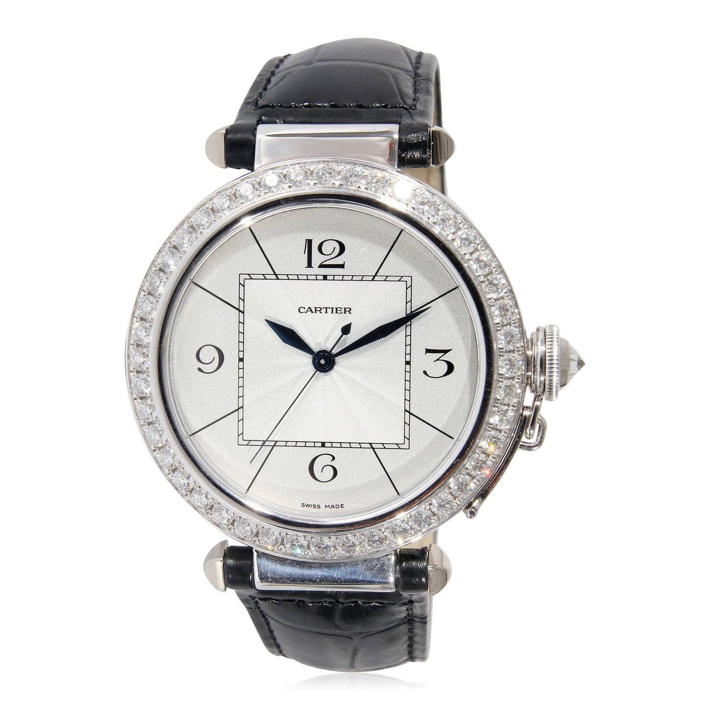 CARTIER Pasha de WJ120251 Men's Watch in 18kt White Gold