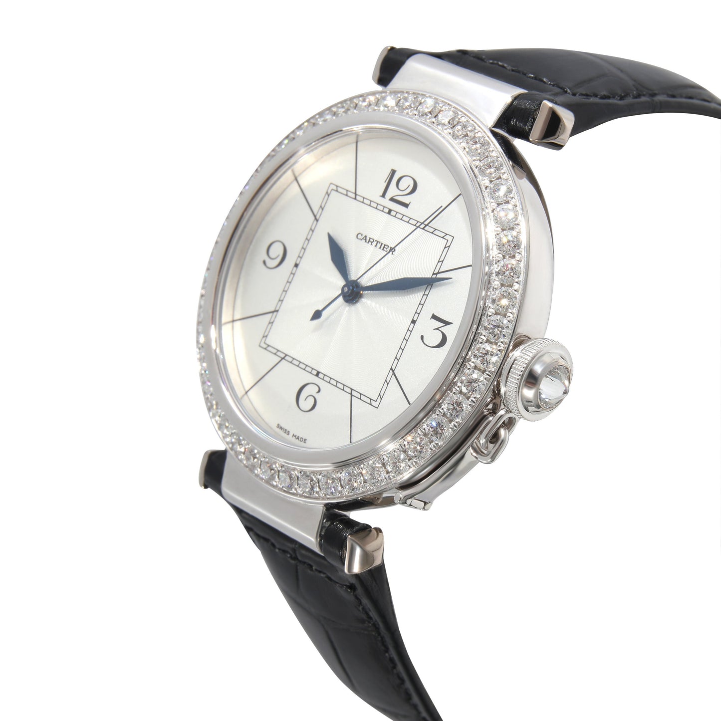 CARTIER Pasha de WJ120251 Men's Watch in 18kt White Gold