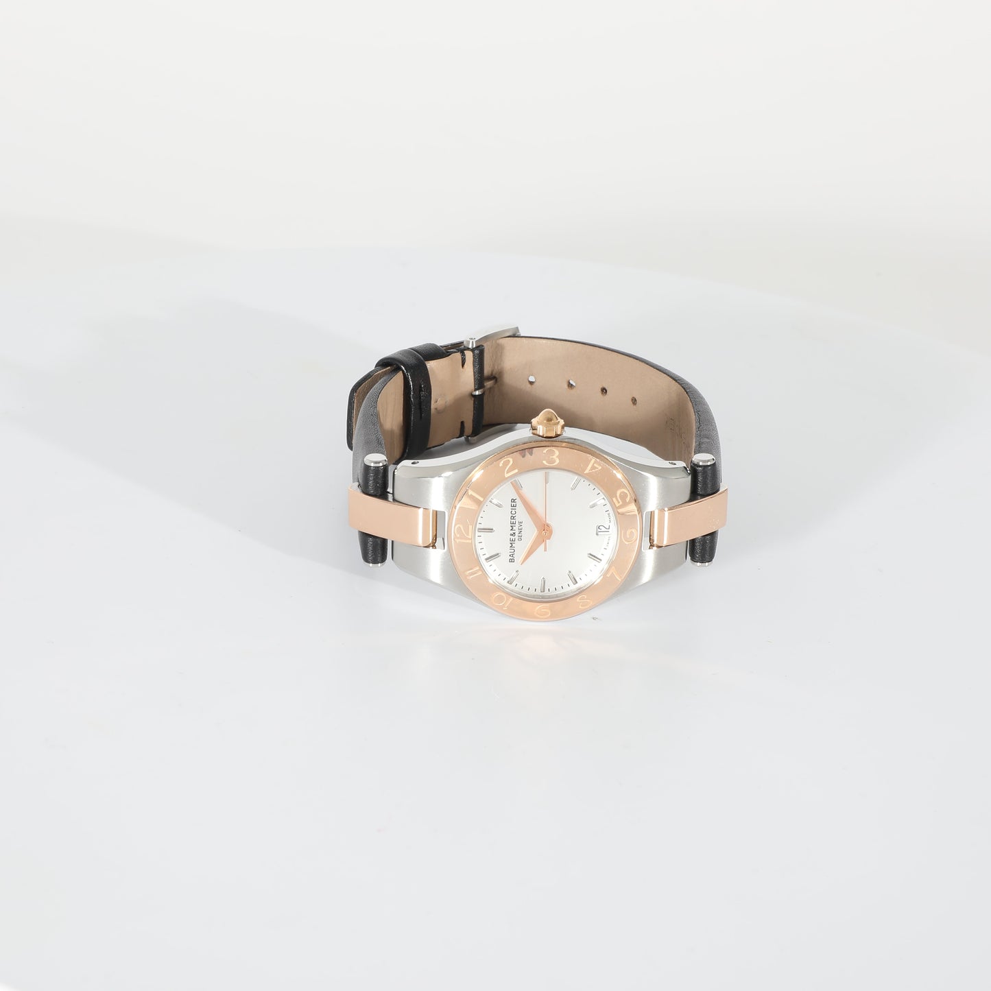 BAUME & MERCIER Linea 65692 Women's Watch in 18kt Stainless Steel/Rose Gold