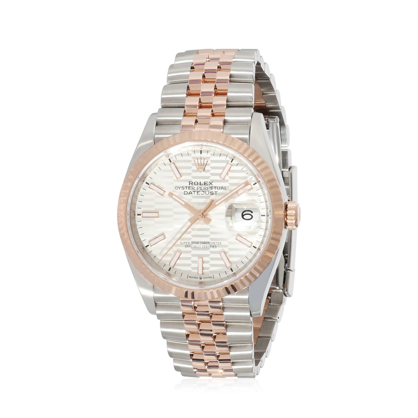 ROLEX Datejust 126231 Men's Watch in 18kt Stainless Steel/Rose Gold