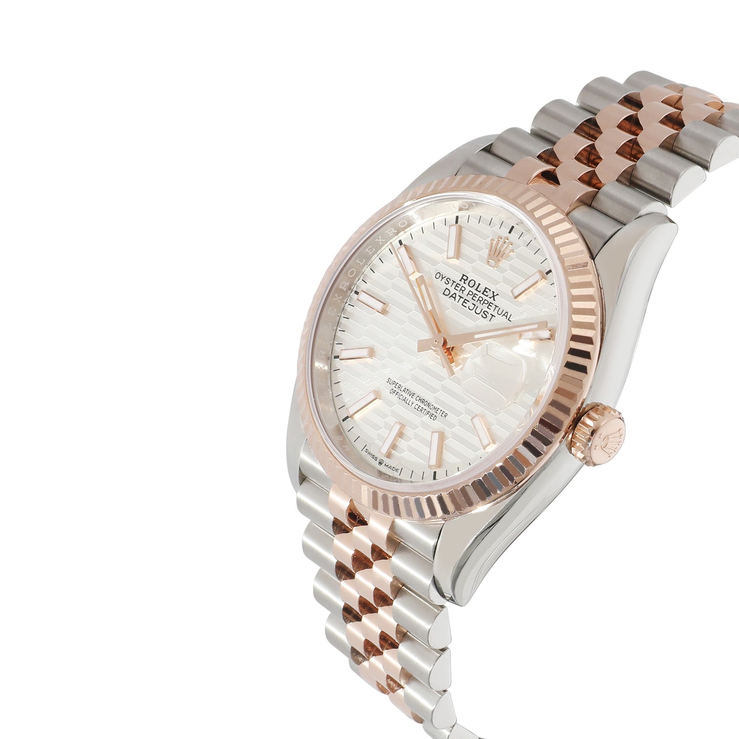 ROLEX Datejust 126231 Men's Watch in 18kt Stainless Steel/Rose Gold