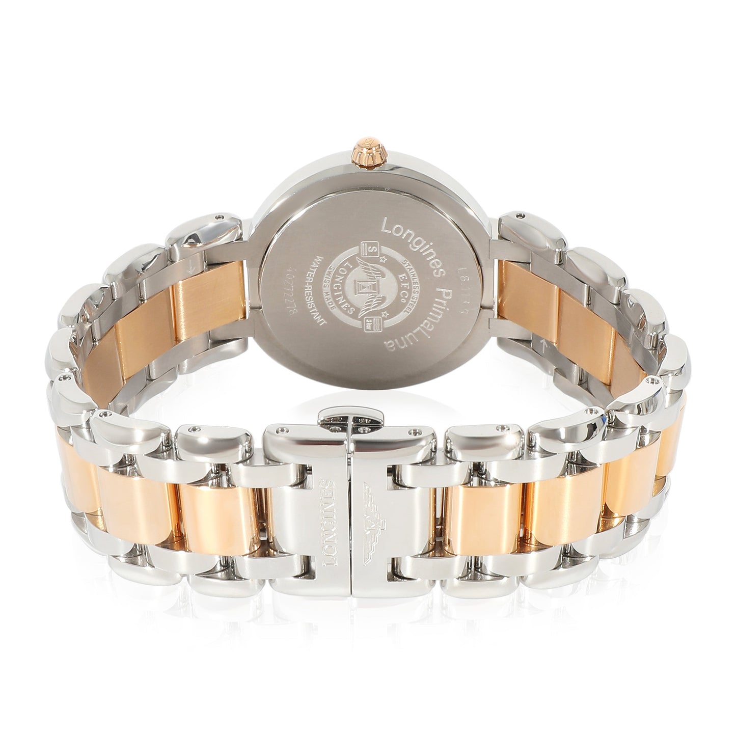 LONGINES Primaluna L8.113.5.89.6 Women's Watch in 18k Stainless Steel/Rose Gold