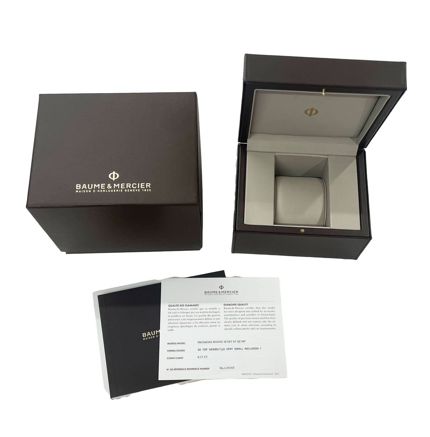 BAUME & MERCIER Promesse MOA10160 Women's Watch in Stainless Steel