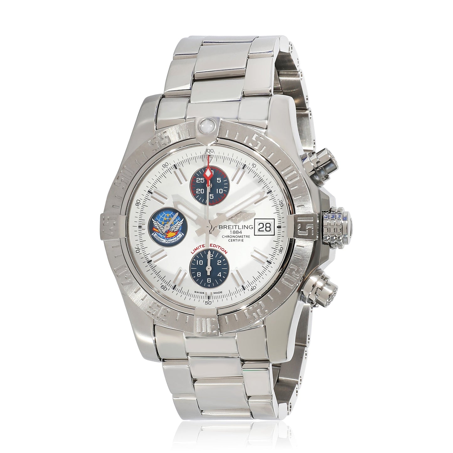 BREITLING Avenger II Blue Impulse A133811A/A817 Men's Watch in Stainless Steel