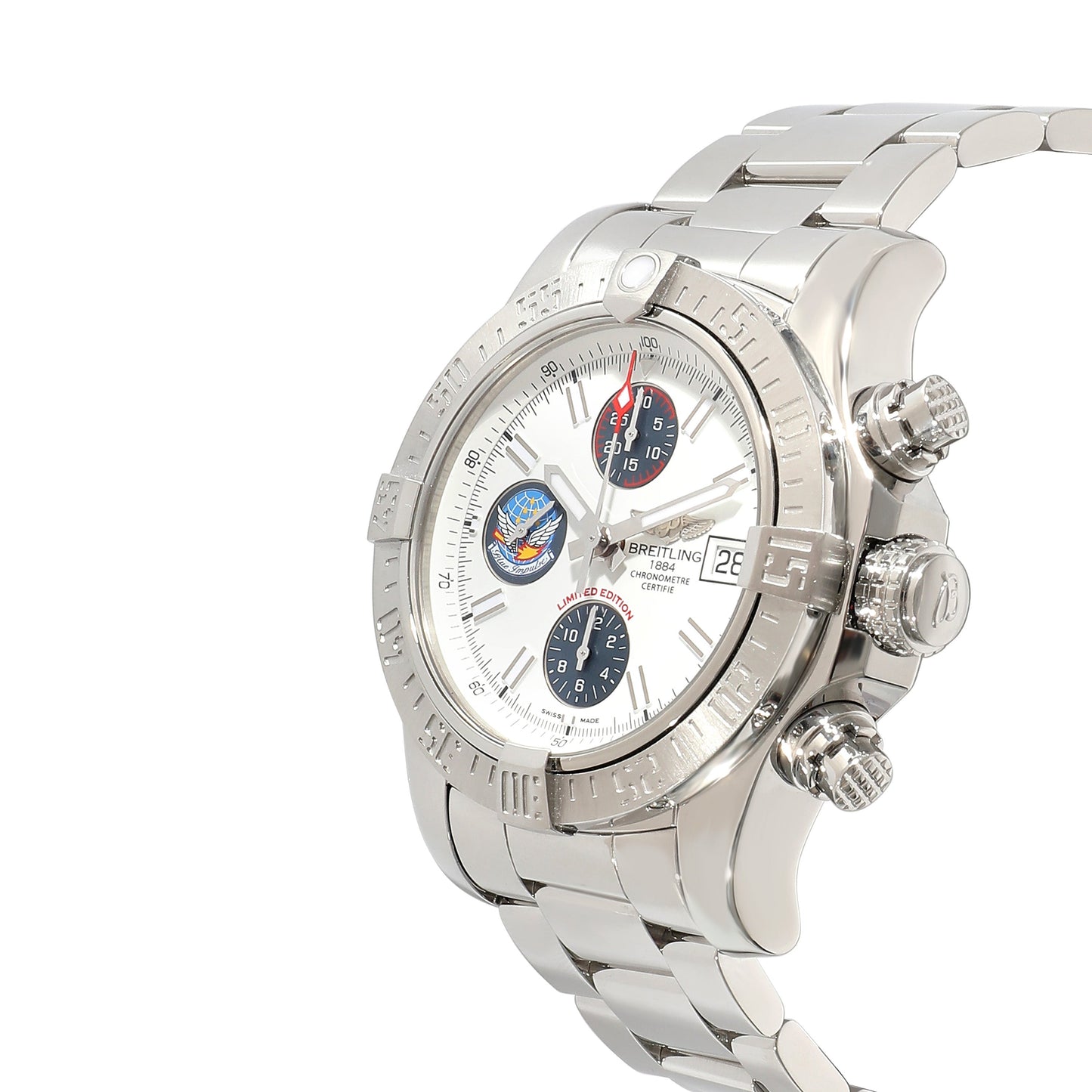 BREITLING Avenger II Blue Impulse A133811A/A817 Men's Watch in Stainless Steel