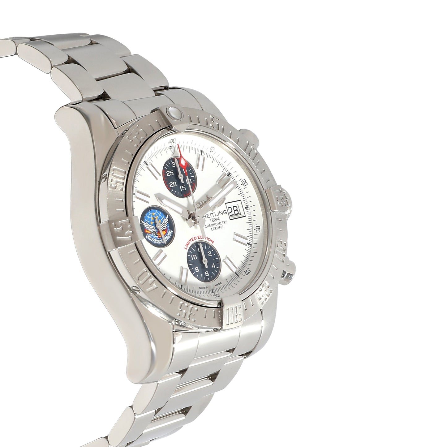 BREITLING Avenger II Blue Impulse A133811A/A817 Men's Watch in Stainless Steel