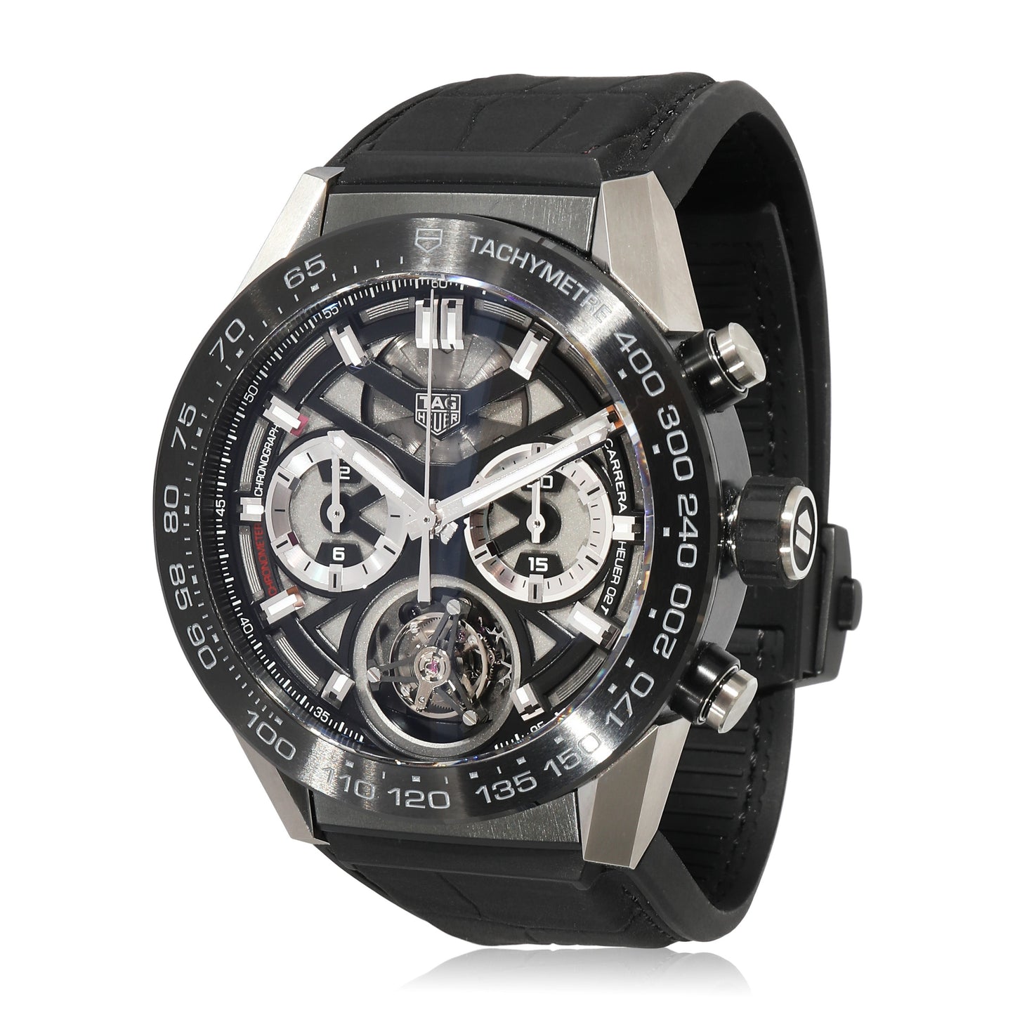 TAG HEUER Carrera CAR5A8Y.FC6377 Men's Watch in Ceramic/Titanium