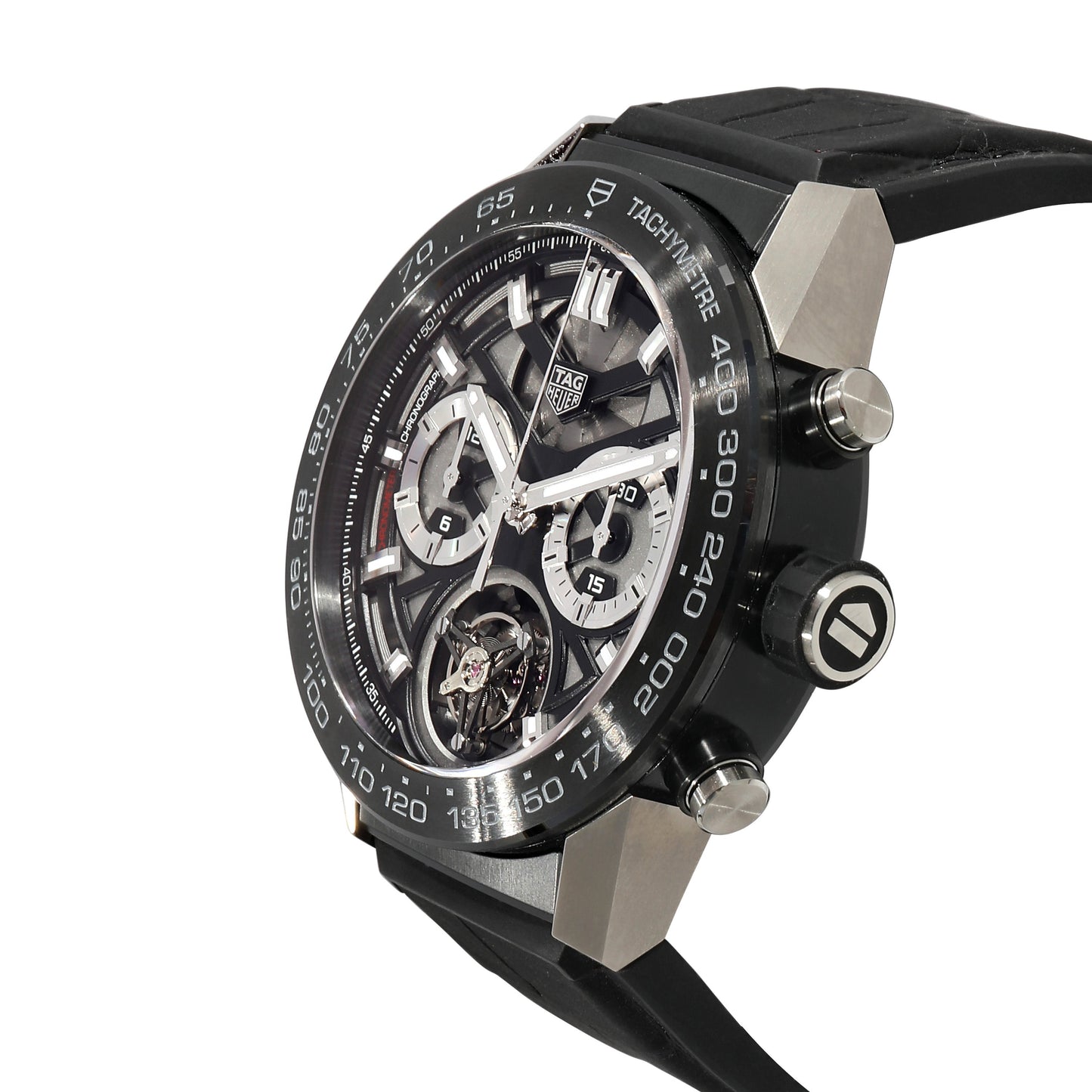 TAG HEUER Carrera CAR5A8Y.FC6377 Men's Watch in Ceramic/Titanium