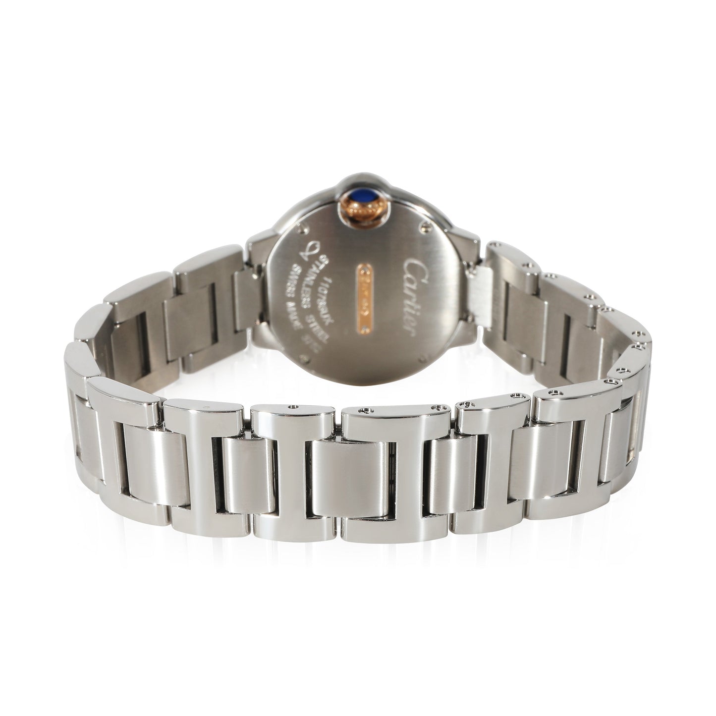 CARTIER Ballon Bleu WE902079 Women's Watch in 18kt Stainless Steel/Rose Gold