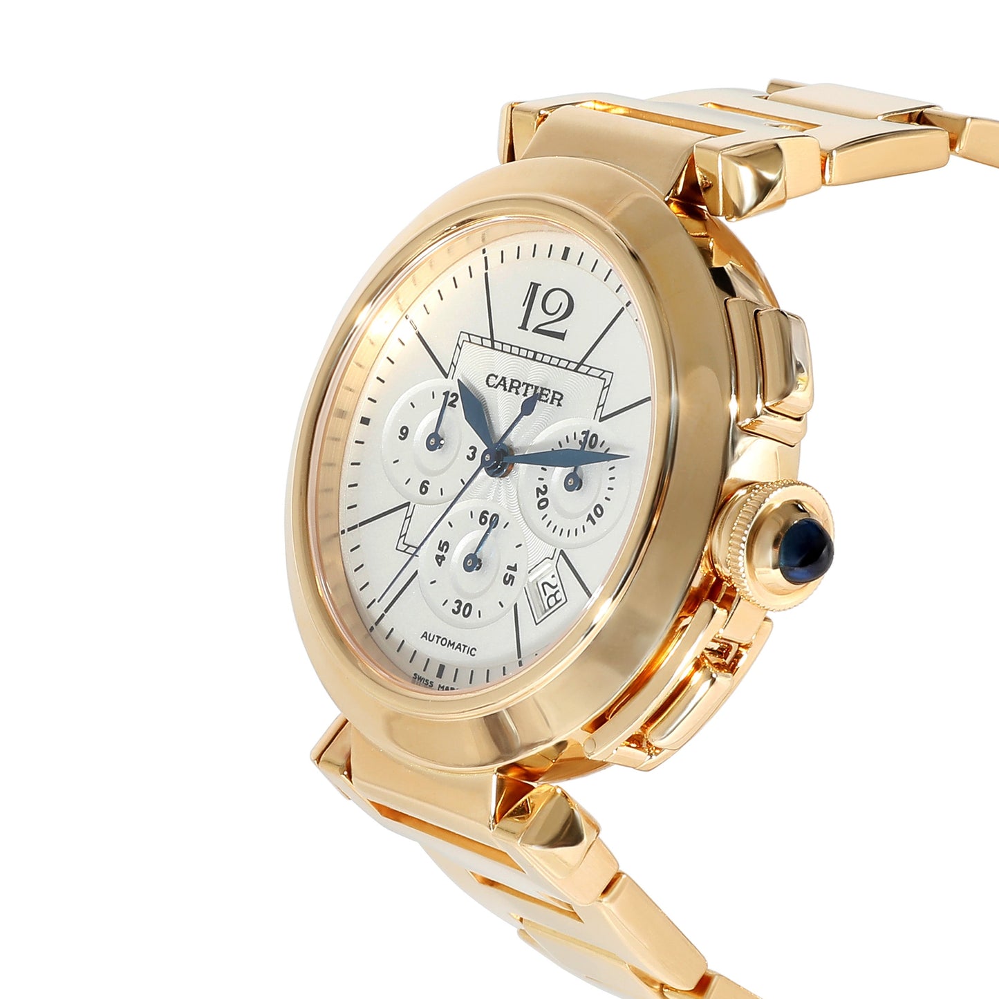 CARTIER Pasha W30201H9 Men's Watch in 18kt Yellow Gold