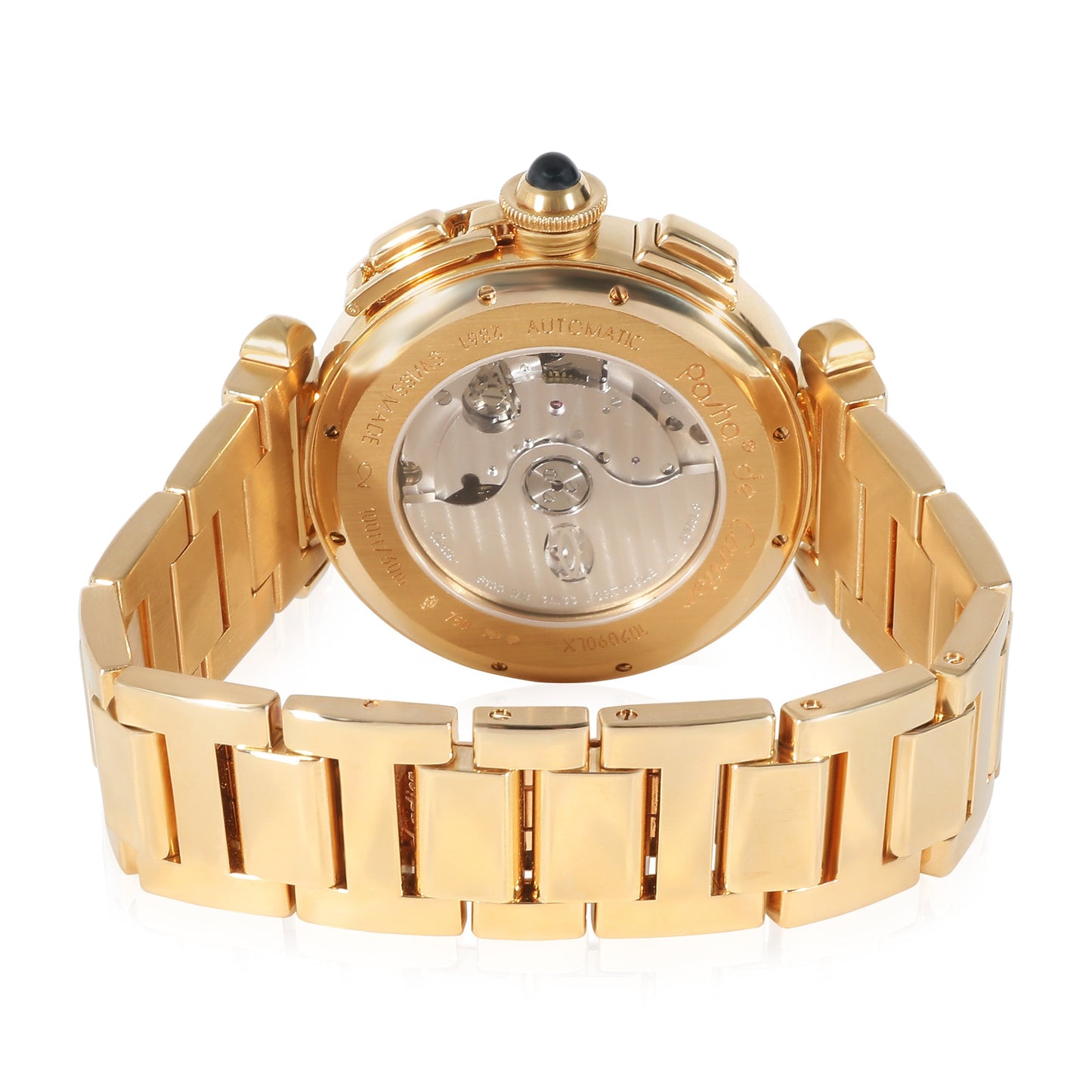 CARTIER Pasha W30201H9 Men's Watch in 18kt Yellow Gold