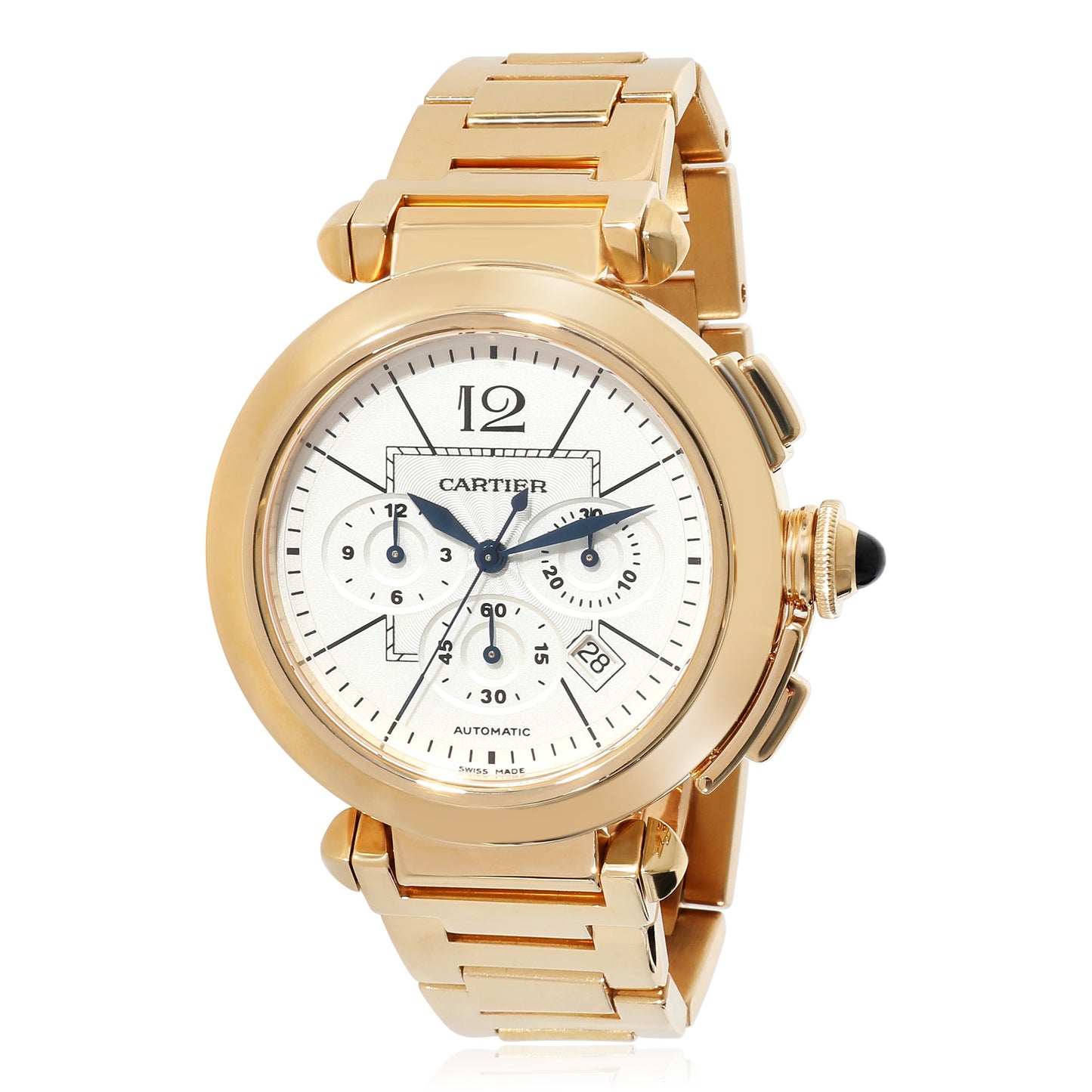 CARTIER Pasha W30201H9 Men's Watch in 18kt Yellow Gold