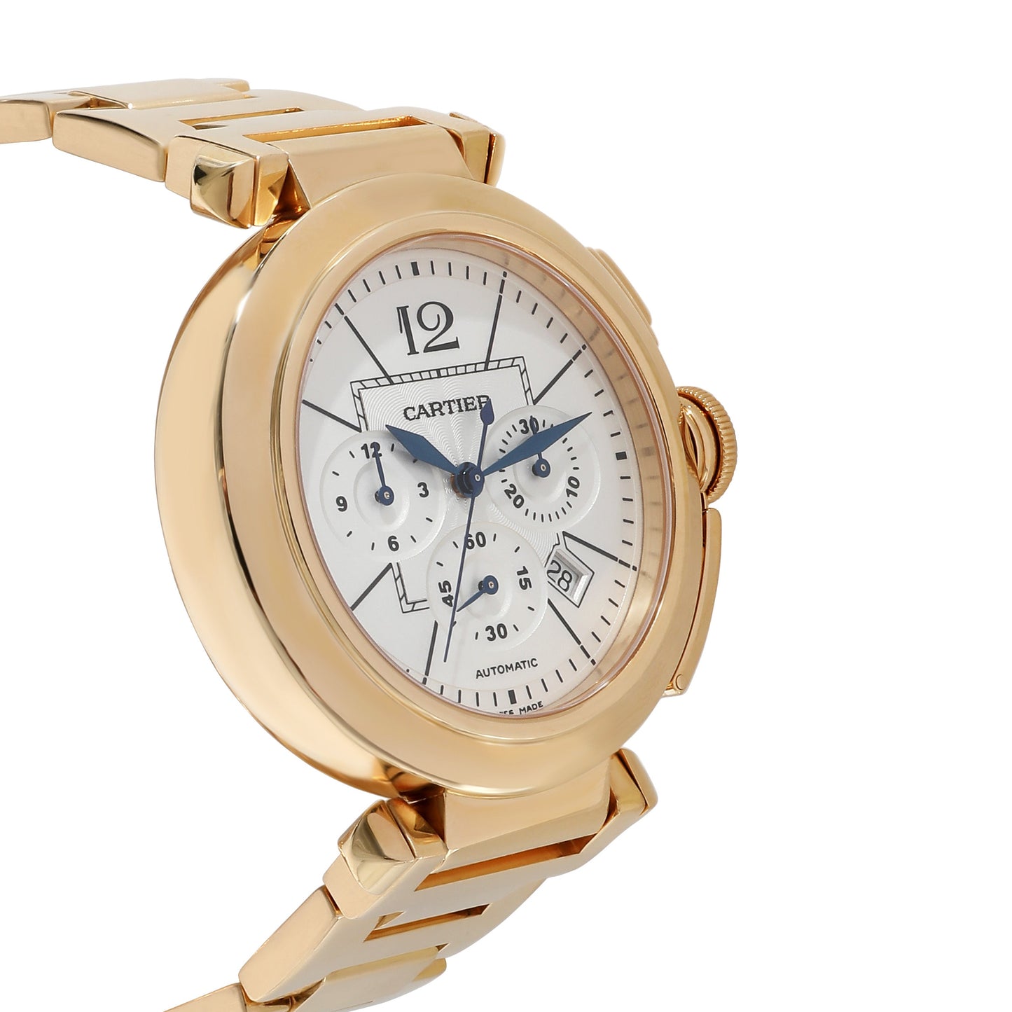 CARTIER Pasha W30201H9 Men's Watch in 18kt Yellow Gold