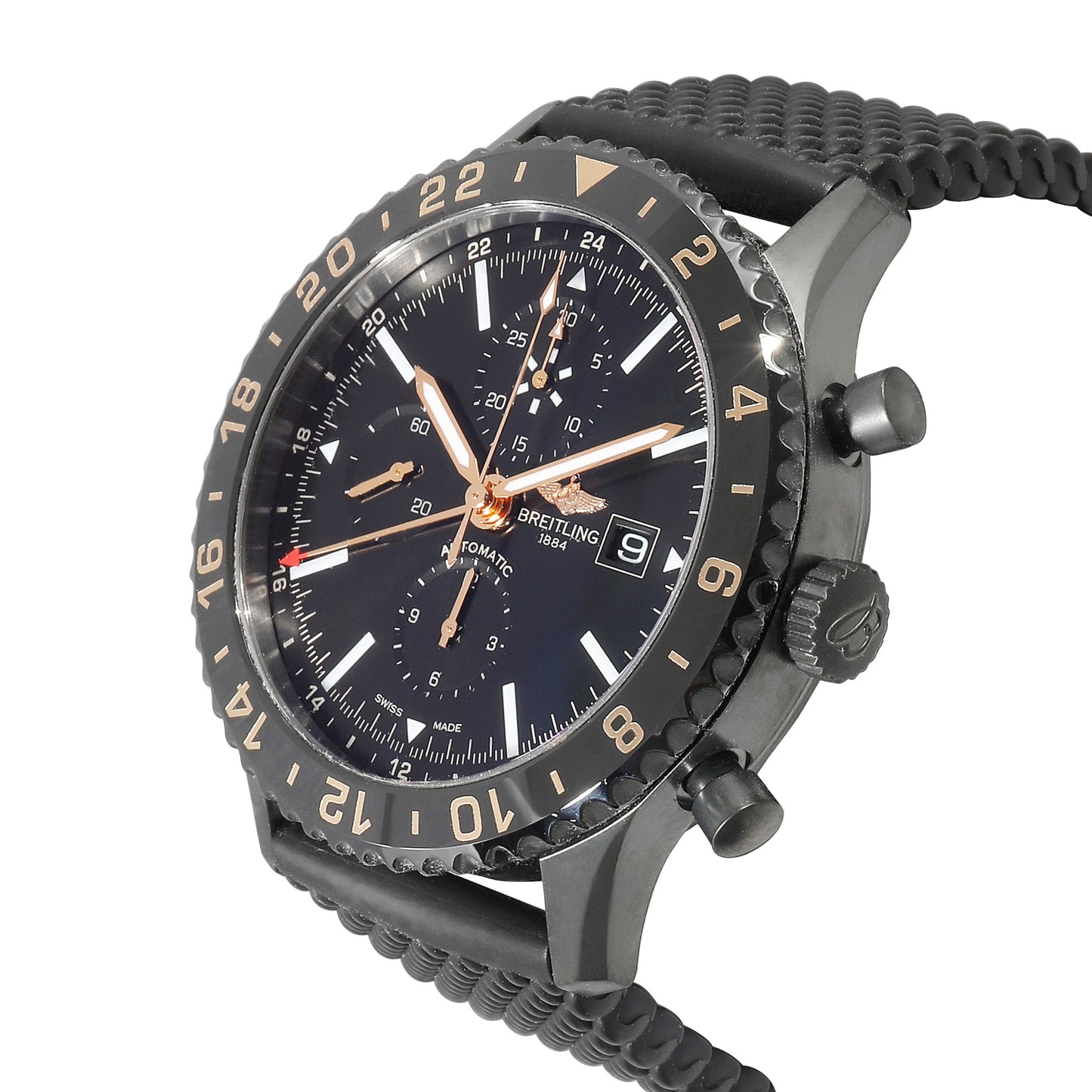 BREITLING Chronoliner Las Vegas Edition M24310 Men's Watch in Black Steel