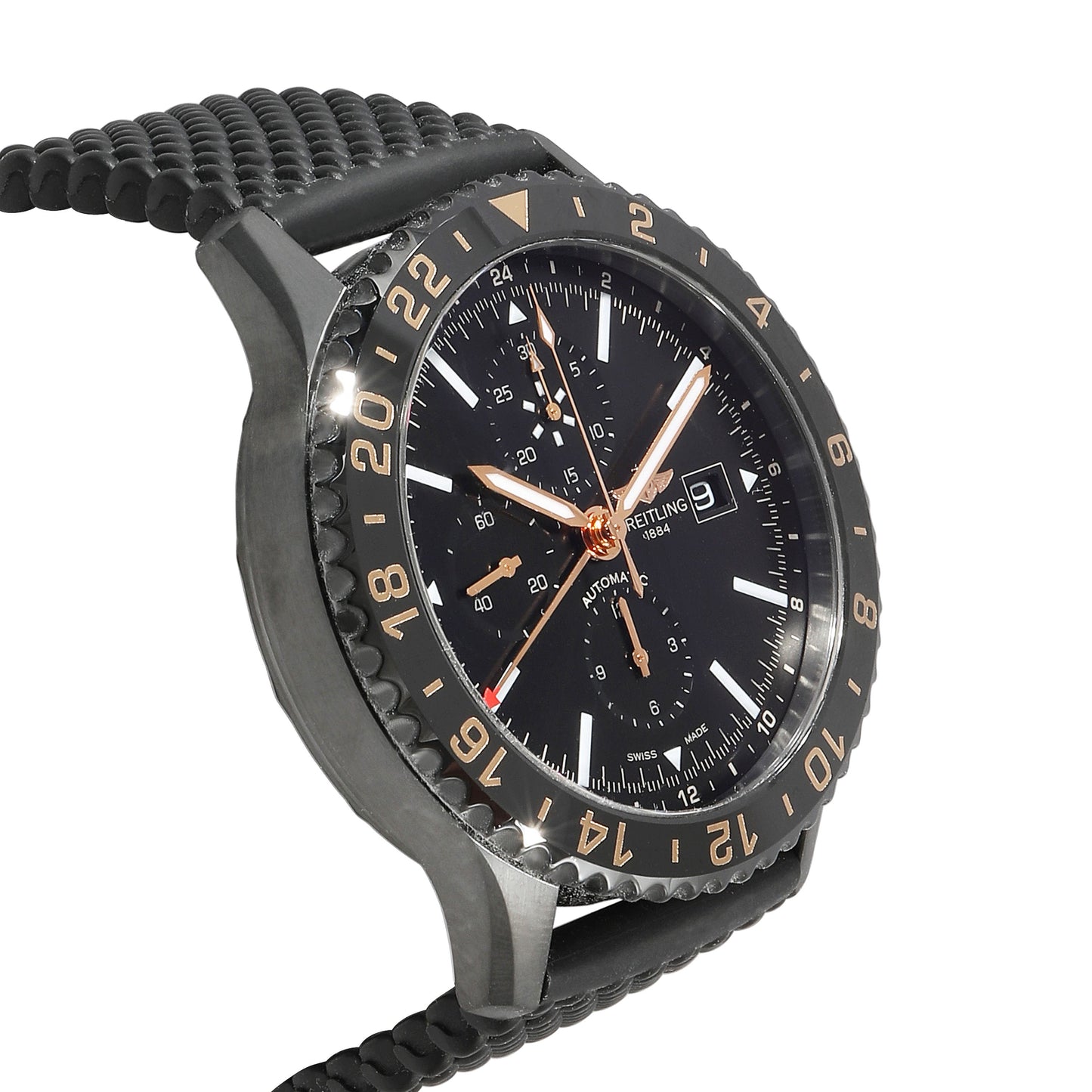BREITLING Chronoliner Las Vegas Edition M24310 Men's Watch in Black Steel