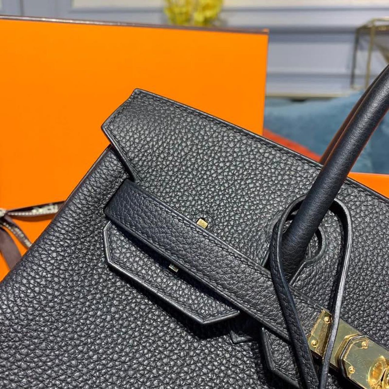 GLAMI Birkin 30 Togo Black Bag For Women, WomenÃ¢â‚¬â„¢s Handbags 11.8in/30cm