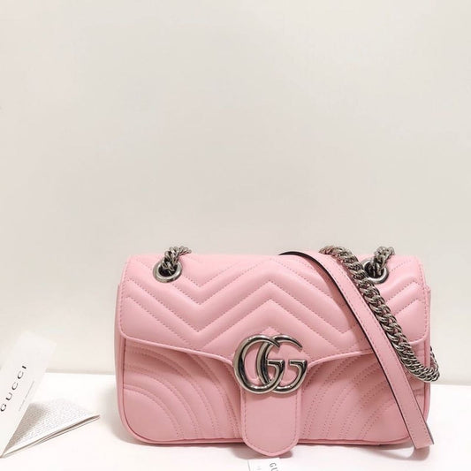 Glami Marmont Small MatelassÃƒÂ© Shoulder Bag Dusty Pink MatelassÃƒÂ© Chevron For Women 10in/26cm Glami Ã¢â‚¬Å½443497 DTGLAMIT 5729