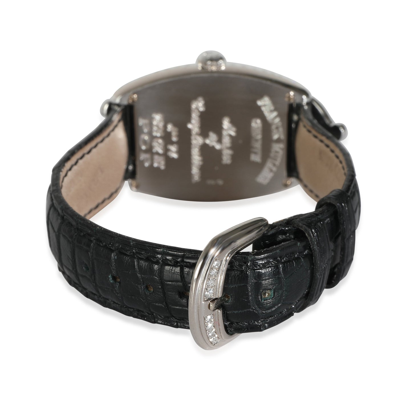 FRANCK MULLER Cintree Curvex 7502 QZ HJ POP Unisex Watch in 18kt White Gold