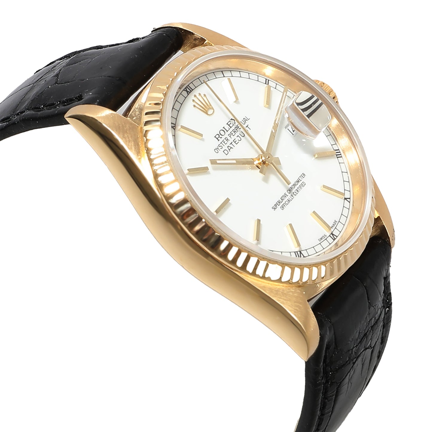 ROLEX Datejust 16238 Men's Watch in 18kt Yellow Gold