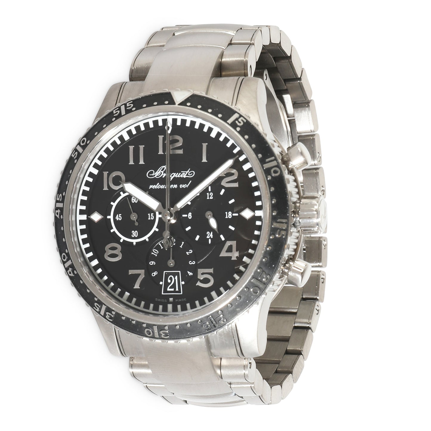 BREGUET Transatlanique Type XXI 3810TI/H2/TZ9 Men's Watch in Titanium