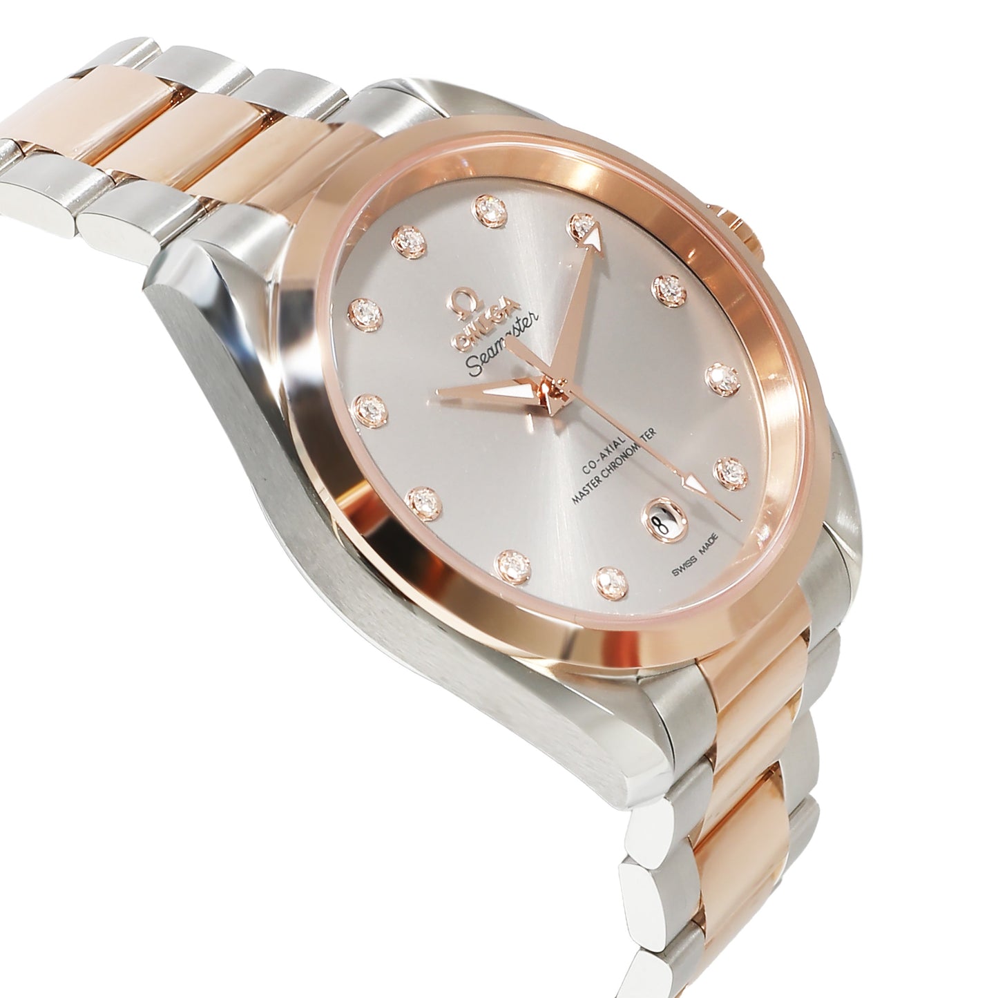 OMEGA Seamaster Aqua Terra 220.20.38.20.56.002 Unisex Watch in 18kt Gold/Steel