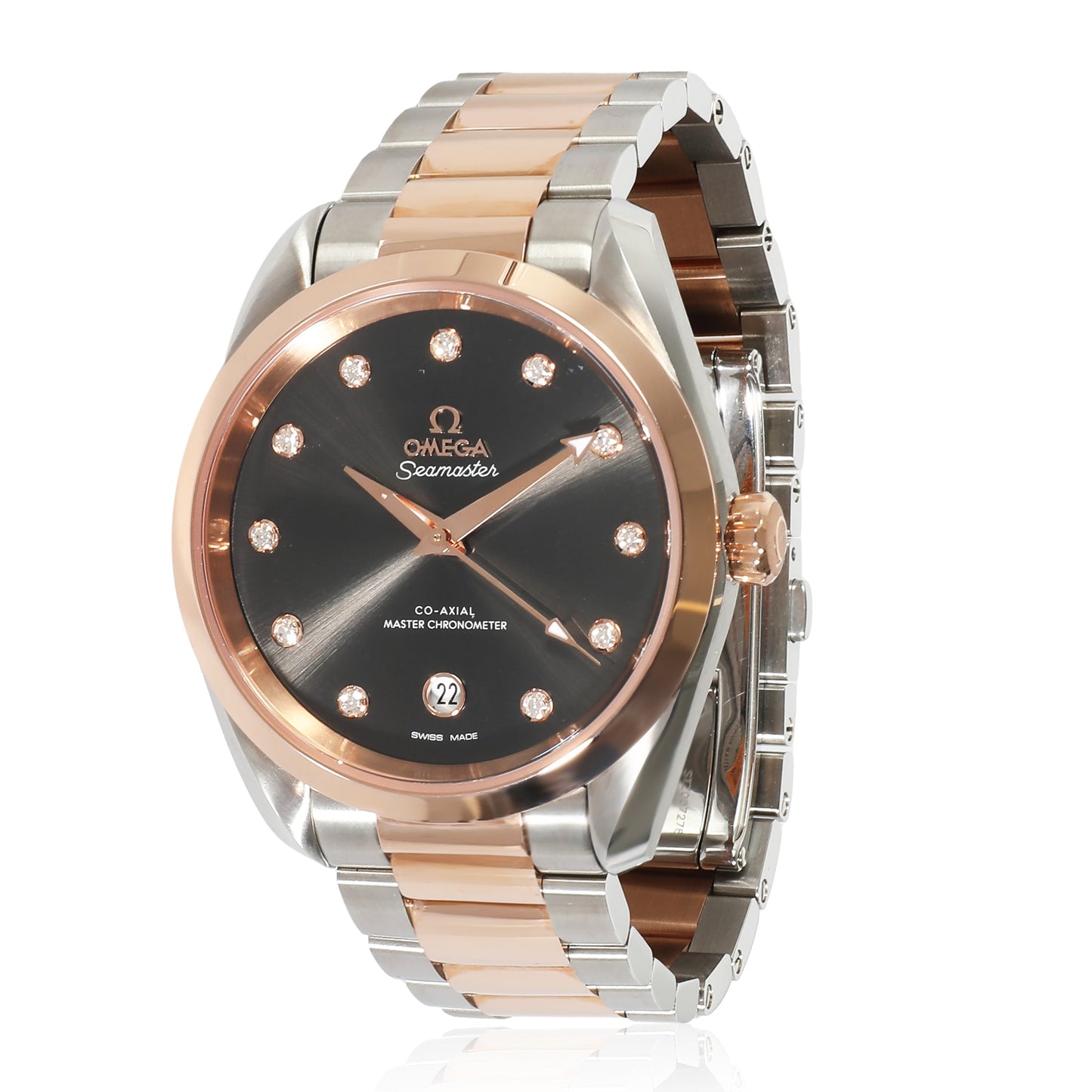 OMEGA Seamaster Aqua Terra 220.20.38.20.56.001 Unisex Watch in 18kt Stainless St