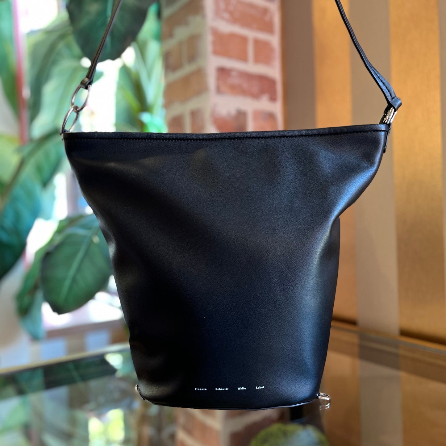 PROENZA SCHOULER White Label Sling Leather Bucket Bag