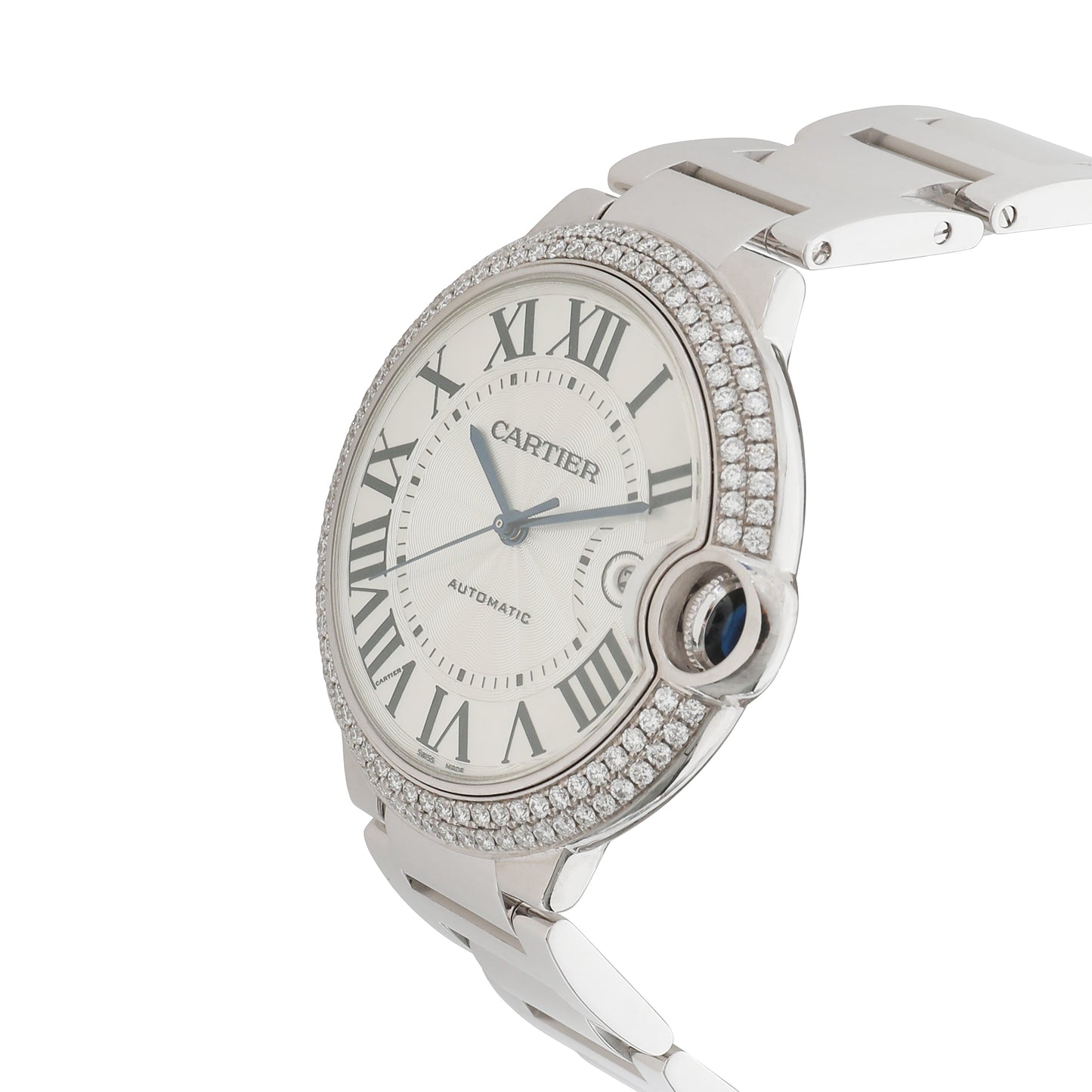 CARTIER Ballon Bleu de WE9009Z3 Unisex Watch in 18kt White Gold