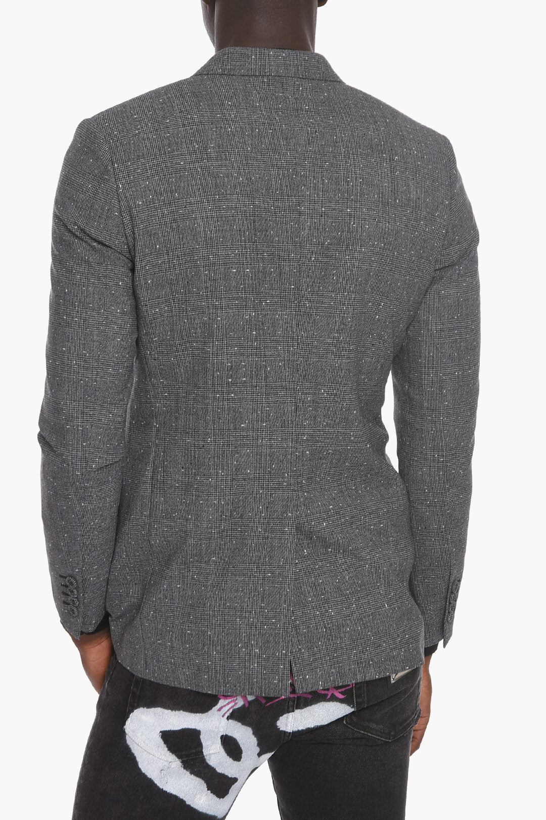 Dior District Check Double Breasted Blazer
