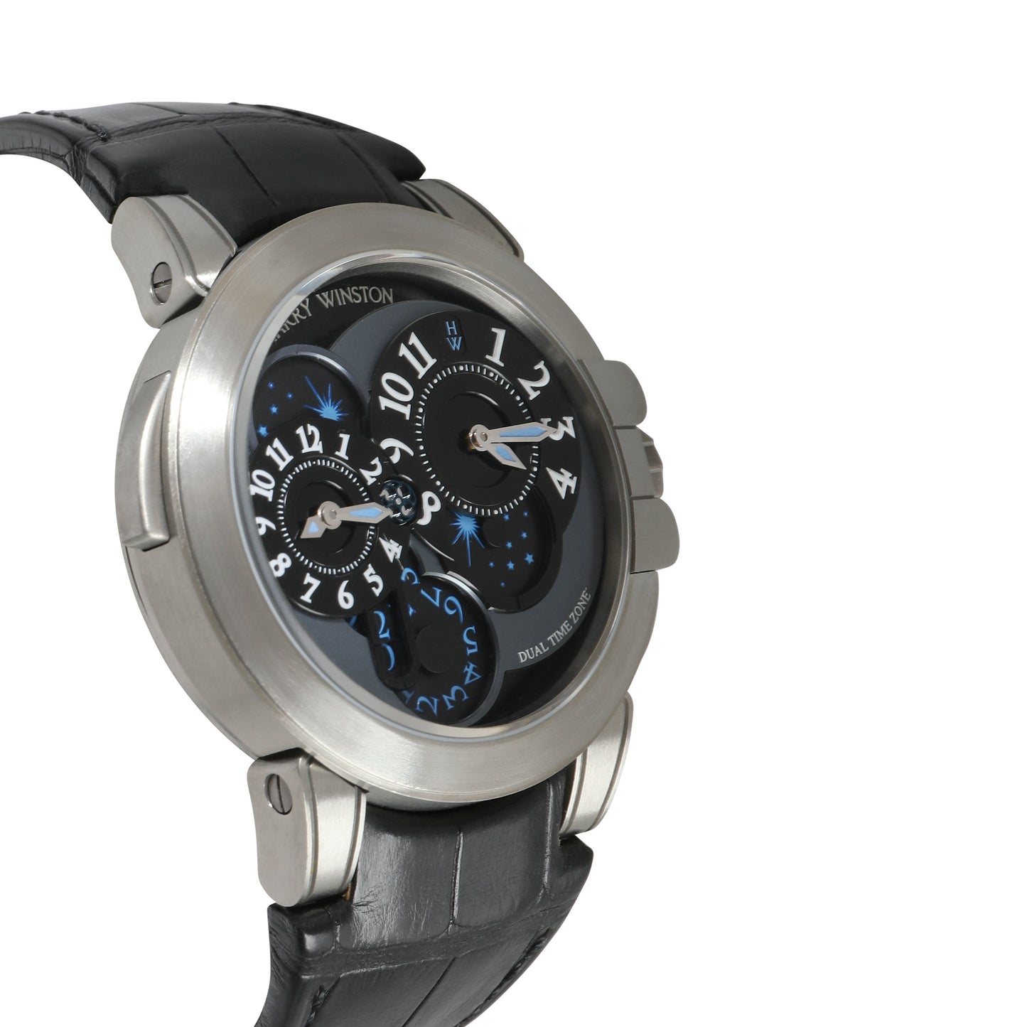 HARRY WINSTON Ocean Dual-Time Project Z 400-MATZ44ZC.K1 Men's Watch in Zalium