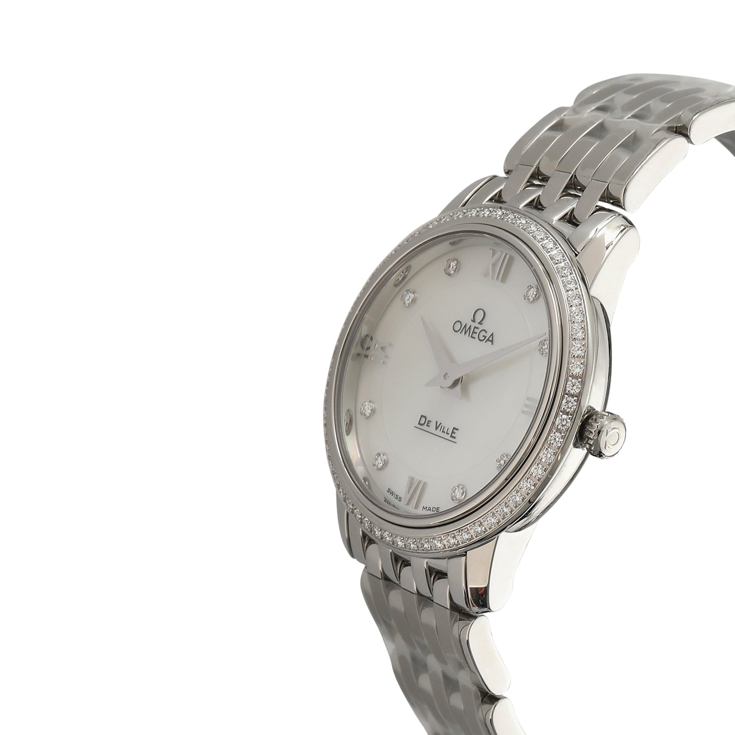 OMEGA DeVille Prestige 424.15.27.60.55.001 Women's Watch in Stainless Steel