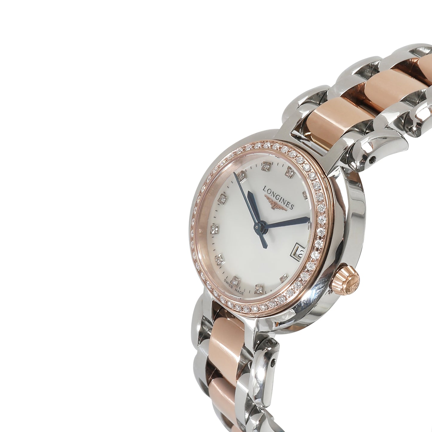 LONGINES PrimaLuna L8.110.5.89.6 Women's Watch in 18kt Stainless Steel/Rose Gold