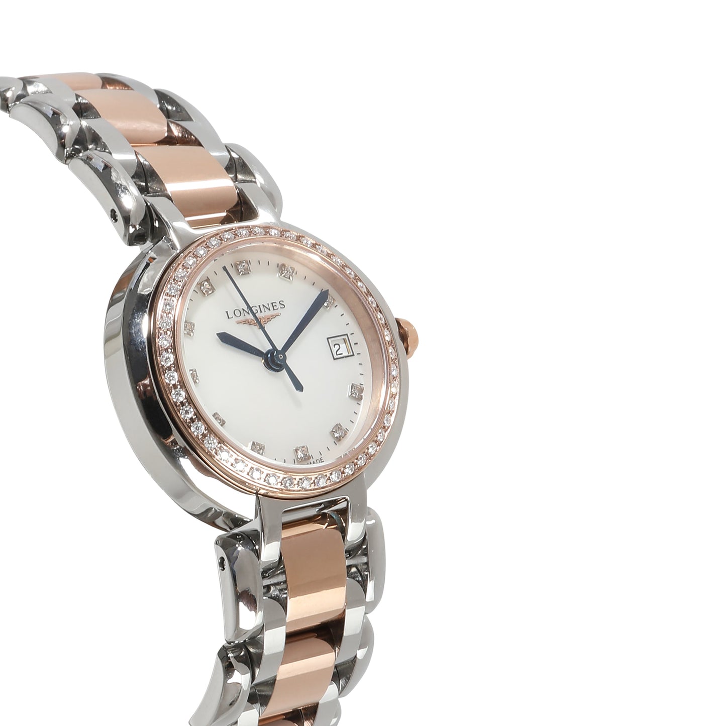 LONGINES PrimaLuna L8.110.5.89.6 Women's Watch in 18kt Stainless Steel/Rose Gold