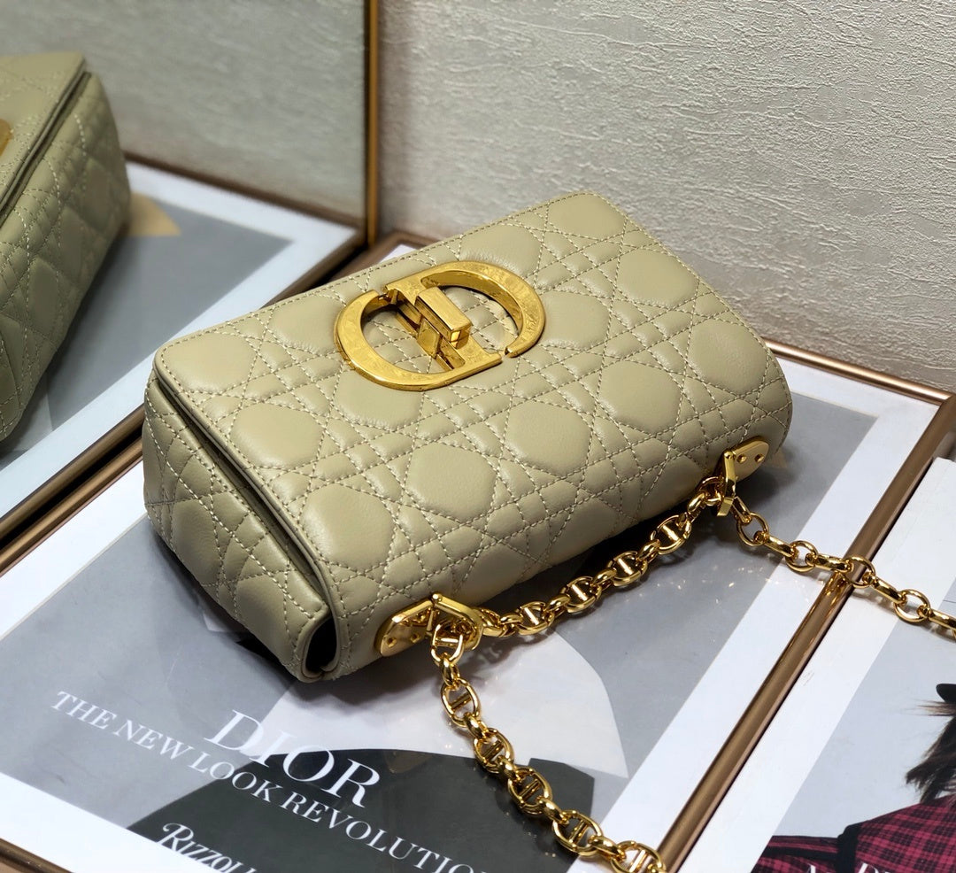 GLAMI Small Caro Bag Beige For Women 8in/20cm CD M9241UWHC_M39U