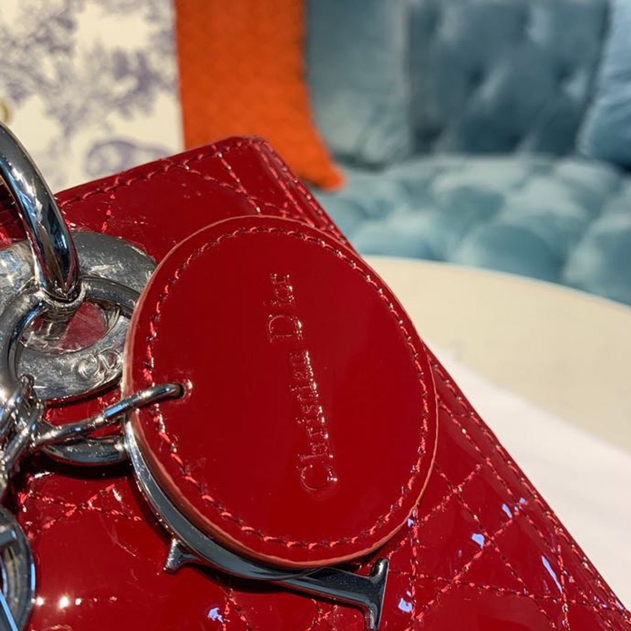 GLAMI MeGLAMIum Lady Bag With Chain Silver Hardware Burgundy WomenÃ¢â‚¬â„¢s Handbags 24cm/9in CD