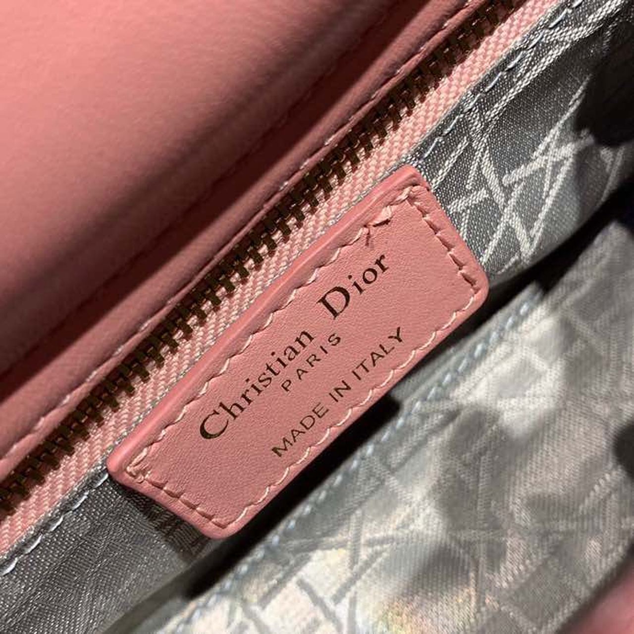 GLAMI Mini Lady Bag Blush Cannage Sorbet Pink For Women 6.5in/18cm CD