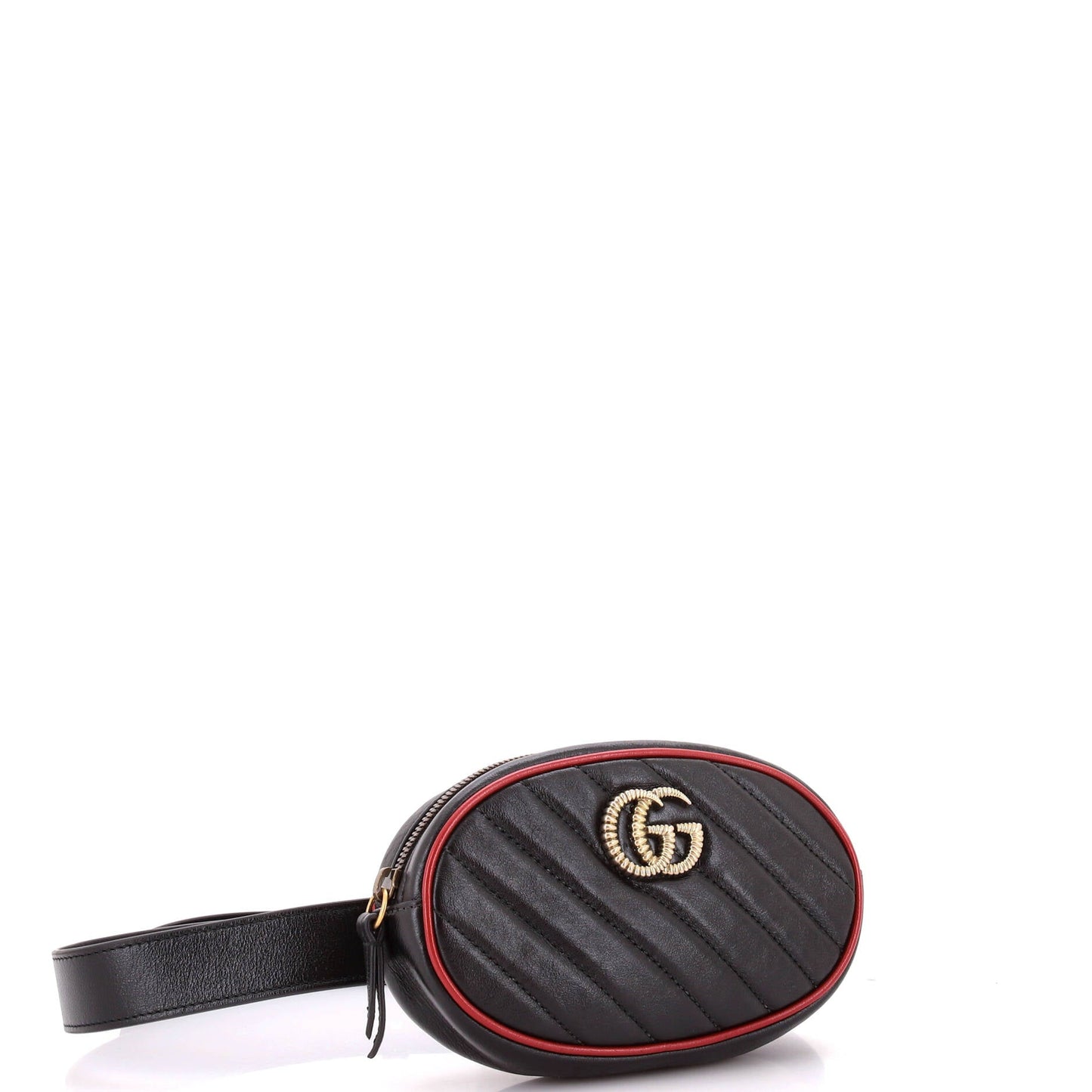 GG Marmont Belt Bag Diagonal Quilted Leather
