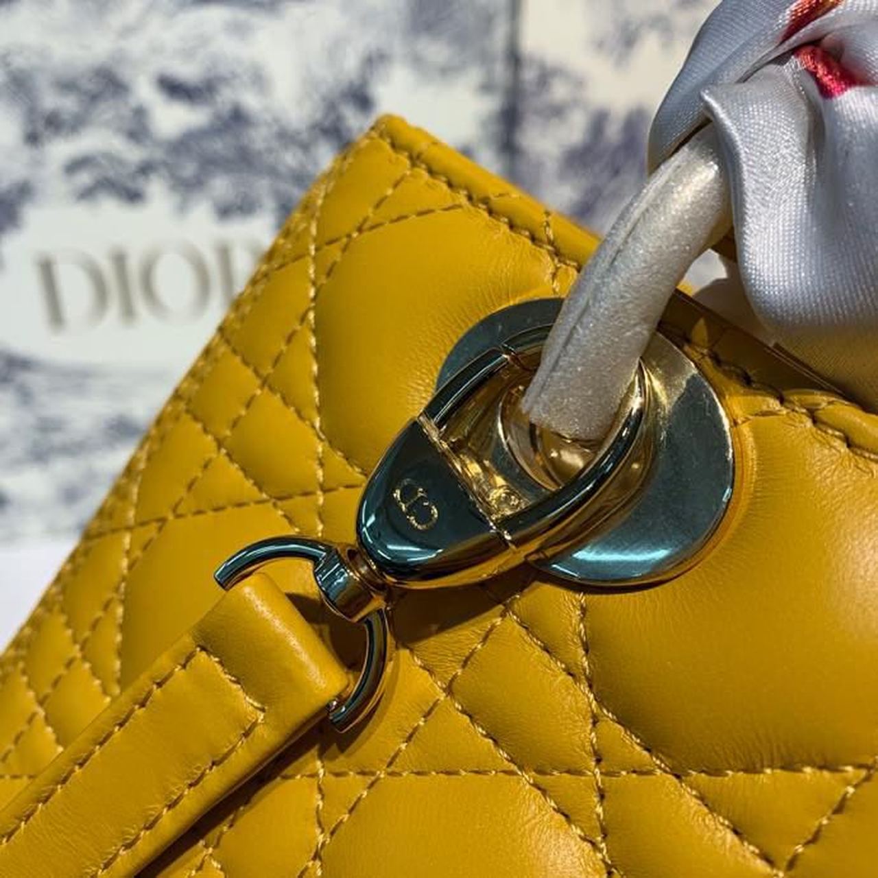 GLAMI MeGLAMIum Lady Bag Silver Hardware Yellow For Women 9.5in/24cm CD