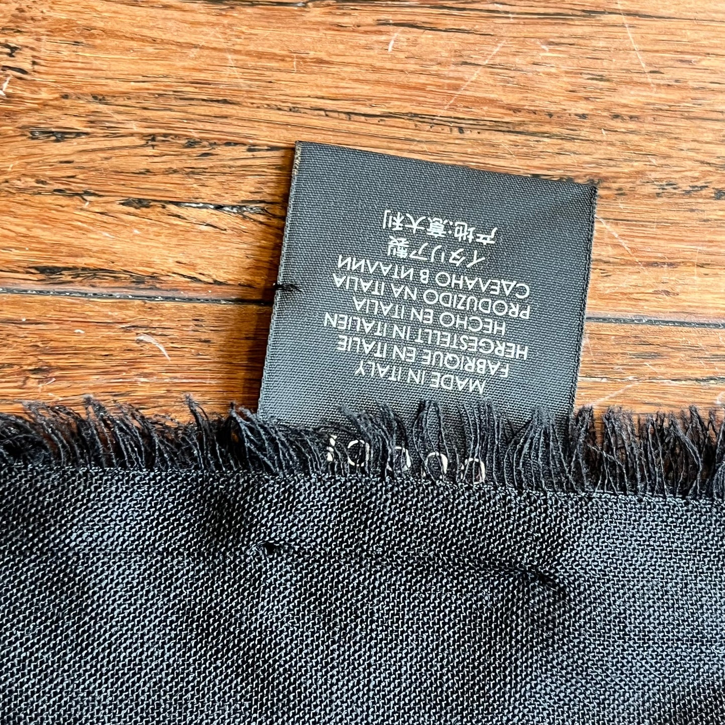 GUCCI Monogram Kingsnake Wool Scarf