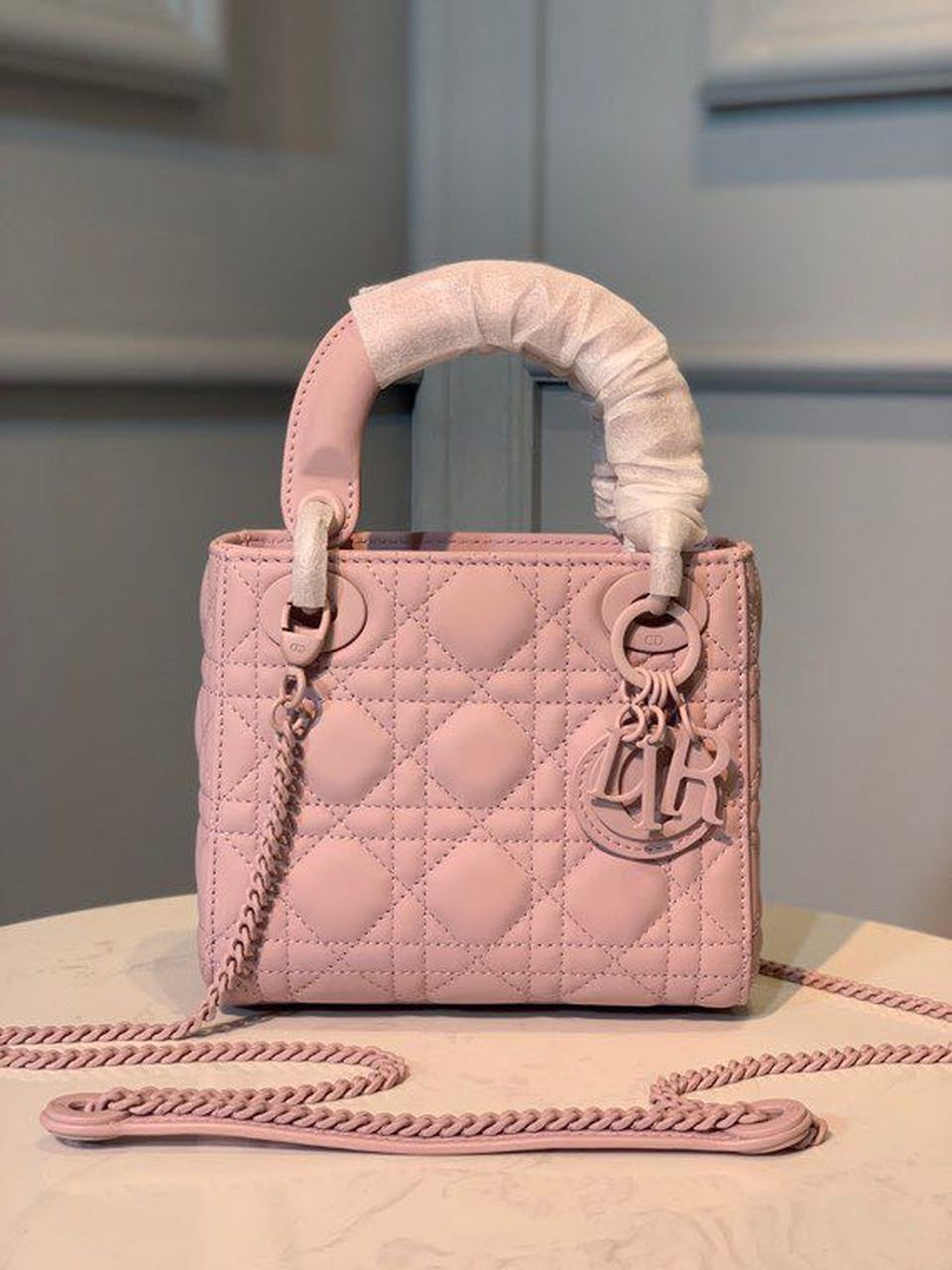 GLAMI Mini Lady Bag Pink For Women 6.5in/17cm CD M0505SLOI