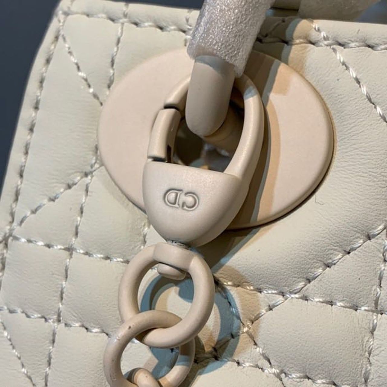 GLAMI Mini Lady Bag Ivory For Women 6.5in/17cm CD M0505SLOI