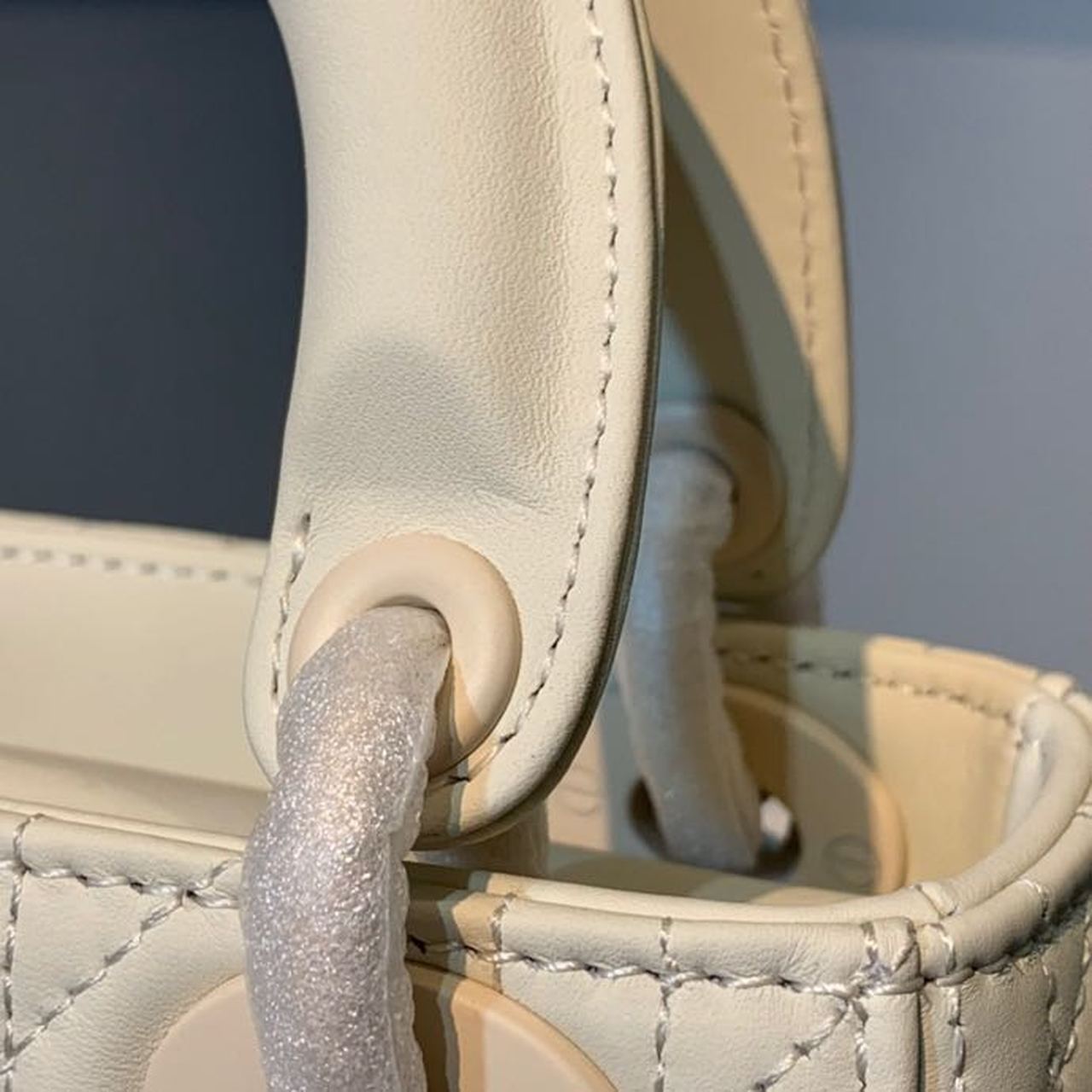 GLAMI Mini Lady Bag Ivory For Women 6.5in/17cm CD M0505SLOI