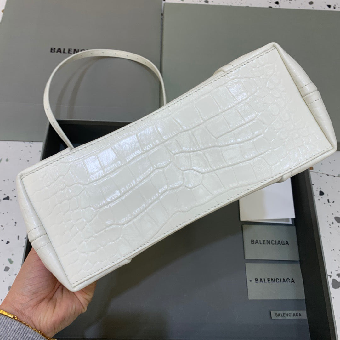 Balen Small EGLAMItor  Bag In White, For Women,  Bags 13in/33cm