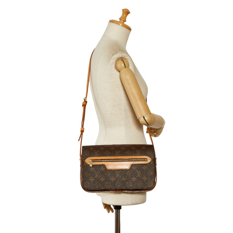 Louis Vuitton Monogram Saint Germain 28  Shoulder Bag M51207 Brown PVC Leather  Louis Vuitton