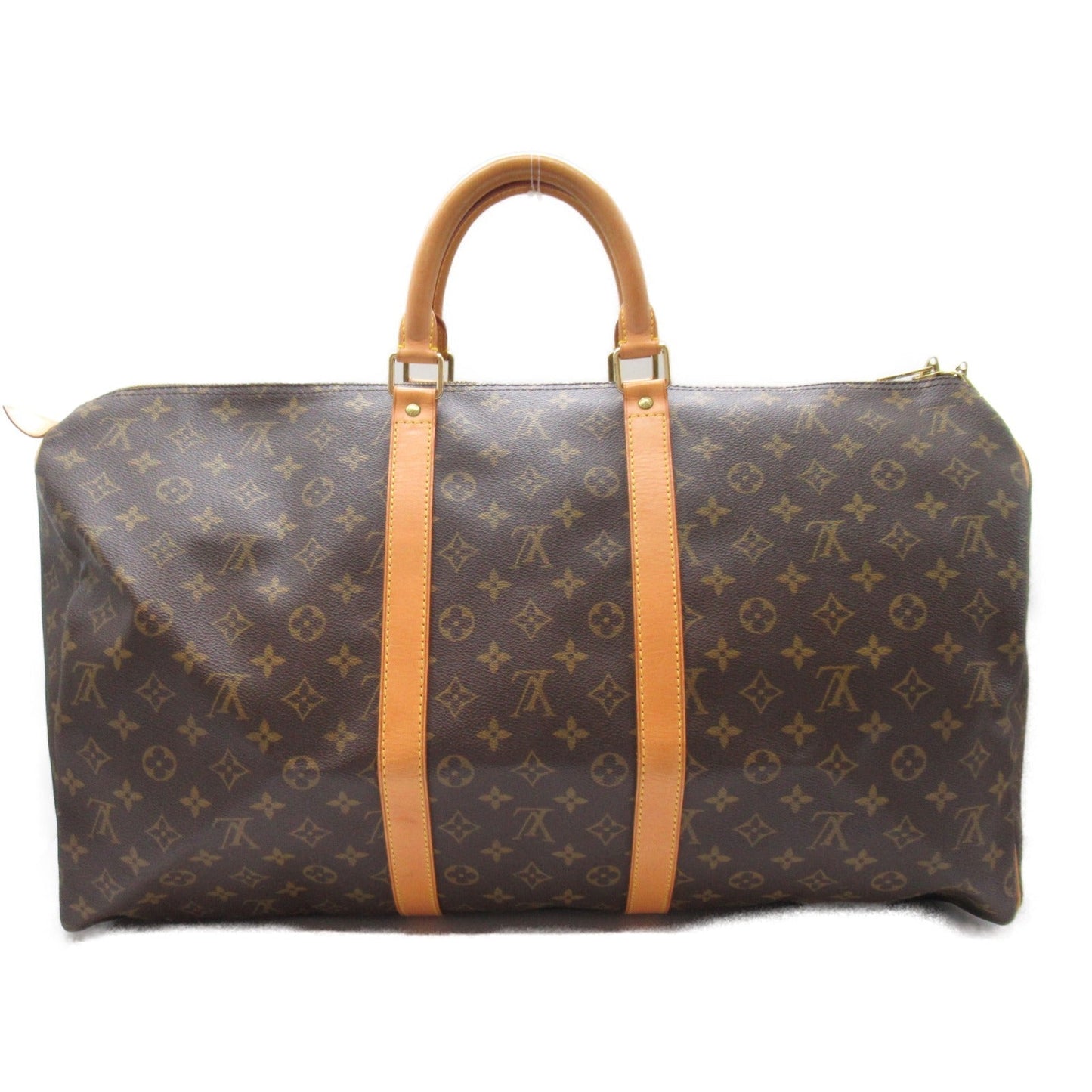 Louis Vuitton Louis Vuitton Keepall 55 Boston Bag PVC Coated Canvas Monogram   Brown M41424